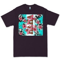 Plum floral mama Premium Tee - AdoDesignShop