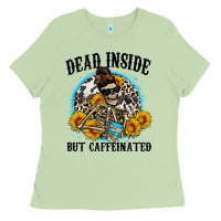 Matcha dead inside but caffeinated Ladies Tee - Zillion Design Studio