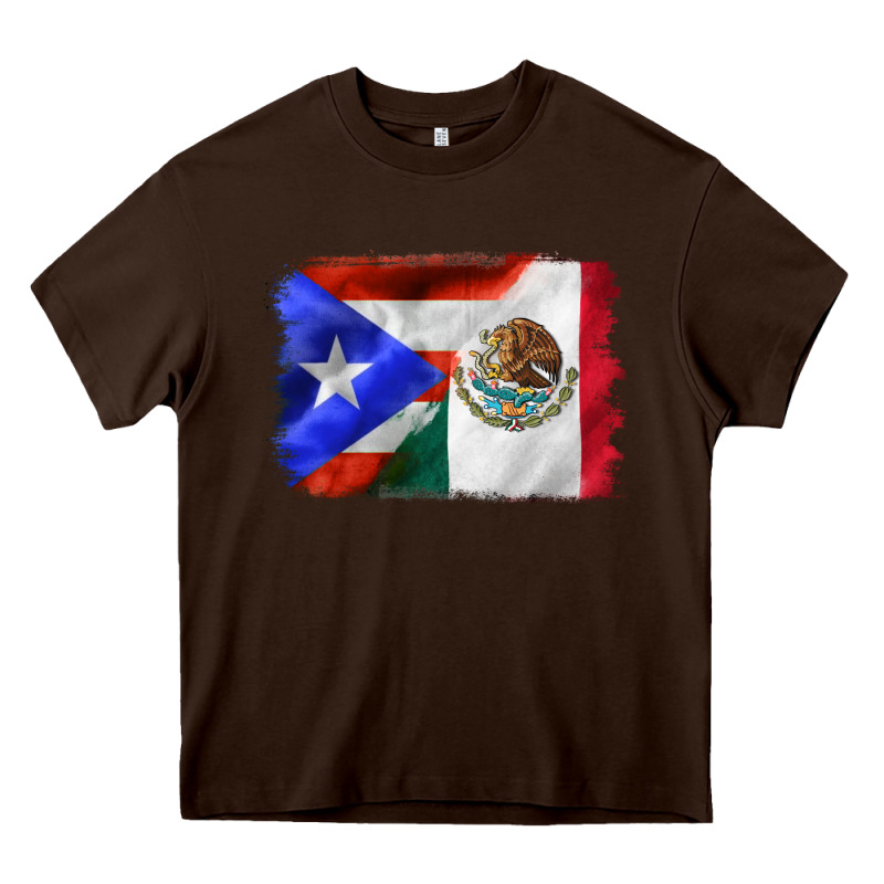 Mexico And Puerto Rico Heavy Core Tee by CTS Tumbler Store | Teevron