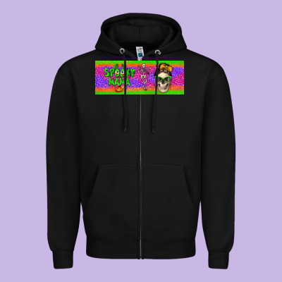 Spooky Mama 11 Oz Mug Zipper Hoodie Designed By Bundleandbundleshop