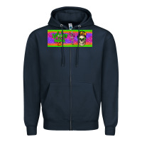 Navy spooky mama 11 oz mug Zipper Hoodie - BundleAndBundleShop