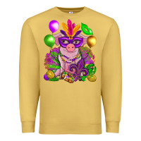 Antique Gold Mardi Gras pig Premium Sweatshirt - NancyCooperArtShop