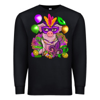 Black Mardi Gras pig Premium Sweatshirt - NancyCooperArtShop