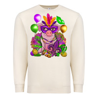 Sandshell Mardi Gras pig Premium Sweatshirt - NancyCooperArtShop