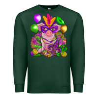 Sports Green Mardi Gras pig Premium Sweatshirt - NancyCooperArtShop