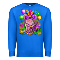True Royal Mardi Gras pig Premium Sweatshirt - NancyCooperArtShop