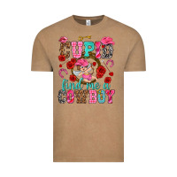 Vintage Coffee cupid find me a cowboy Vintage Tee - NancyCooperArtShop