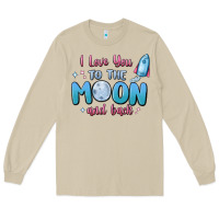 Mushroom i love you to the moon and back Long Sleeve Tee - MaliasSmallBusiness