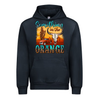 Navy something in the orange Urban Hoodie - OliviaCreatesArt