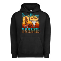 Pigment Black something in the orange Urban Hoodie - OliviaCreatesArt