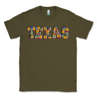 Army Green texas serape sunflower Classic Tee - AdoDesignShop