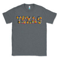 Charcoal Heather texas serape sunflower Classic Tee - AdoDesignShop