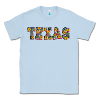 Dusty Blue texas serape sunflower Classic Tee - AdoDesignShop