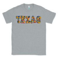 Heather Grey texas serape sunflower Classic Tee - AdoDesignShop