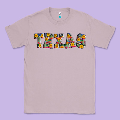 Texas Serape Sunflower Classic Tee Designed By Adodesignshop