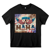 Black american mama Heavy Core Tee - BarkalooDesign