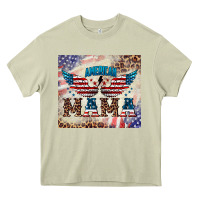 Mossy american mama Heavy Core Tee - BarkalooDesign