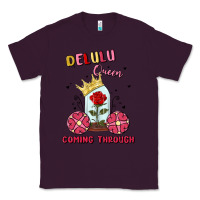 Plum delulu queen coming through Classic Tee - MaliasSmallBusiness