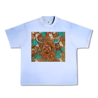 Grape Ice highland cow turquoise gemstones western patterns Urban Heavy Tee - BarkalooDesign