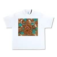 White highland cow turquoise gemstones western patterns Urban Heavy Tee - BarkalooDesign