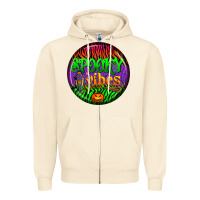 Sandshell halloween round earrings 2 Zipper Hoodie - BundleAndBundleShop