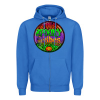 True Royal halloween round earrings 2 Zipper Hoodie - BundleAndBundleShop