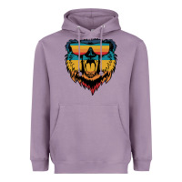 Lavender Retro bear Heavyweight Hoodie - Bettercallsaul