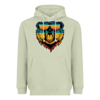 Matcha Retro bear Heavyweight Hoodie - Bettercallsaul