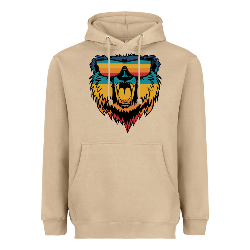 Retro Bear Heavyweight Hoodie by Bettercallsaul | Teevron