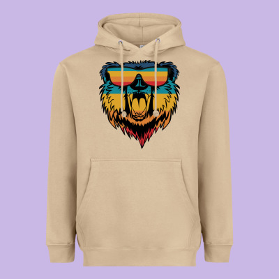 Retro Bear Heavyweight Hoodie Designed By Bettercallsaul