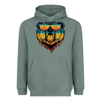 Sage Retro bear Heavyweight Hoodie - Bettercallsaul