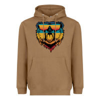 Toasted Coconut Retro bear Heavyweight Hoodie - Bettercallsaul