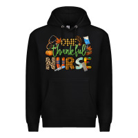 Black One thankful Nurse Premium Hoodie - NancyCooperArtShop