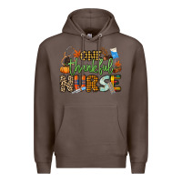 Coffee One thankful Nurse Premium Hoodie - NancyCooperArtShop