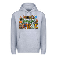 Heather Grey One thankful Nurse Premium Hoodie - NancyCooperArtShop