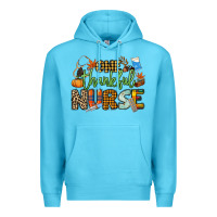 Ocean Blue One thankful Nurse Premium Hoodie - NancyCooperArtShop