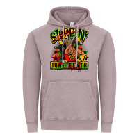 Vintage Zinc Steppin' into Juneteenth black girl sneakers Vintage Hoodie - RanaPortraitStore