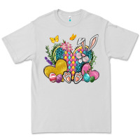 Dove Grey Easter Heart Easter Day Premium Tee - Neo Western