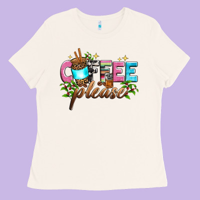 Coffee Please Ladies Tee Designed By Zillion Design Studio