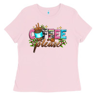 Bubblegum Pink coffee please Ladies Tee - Zillion Design Studio