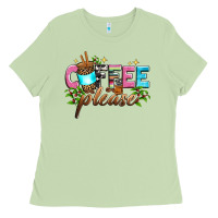 Matcha coffee please Ladies Tee - Zillion Design Studio
