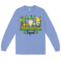Colony Blue shenanigans squad gnomes st. patricks day Long Sleeve Tee - MaliasSmallBusiness