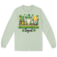 Matcha shenanigans squad gnomes st. patricks day Long Sleeve Tee - MaliasSmallBusiness