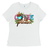 White coffee please Ladies Tee - Zillion Design Studio