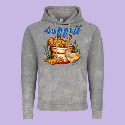 Nuggets Vintage Hoodie Designed By Adodesignshop