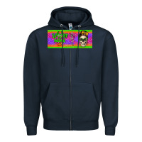 Navy spooky mama 15 oz mug Zipper Hoodie - BundleAndBundleShop