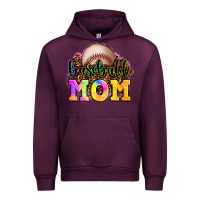 Mauve Wine baseball mom Urban Hoodie - OliviaCreatesArt