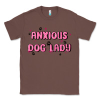 Chestnut anxious dog lady Classic Tee - MaliasSmallBusiness