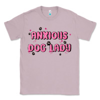 Lilac anxious dog lady Classic Tee - MaliasSmallBusiness