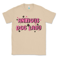 Mushroom anxious dog lady Classic Tee - MaliasSmallBusiness